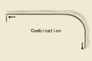 measuring for a combination curtain pole